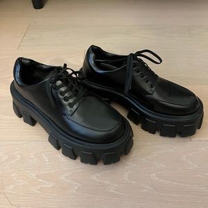 Princess Polly Loafers - Mia Shoes Black